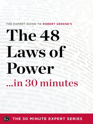 cover image of The 48 Laws of Power in 30 Minutes